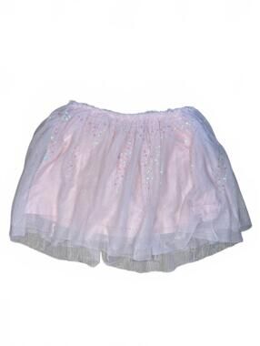 Justice Pink Tulle Skirt Size 8